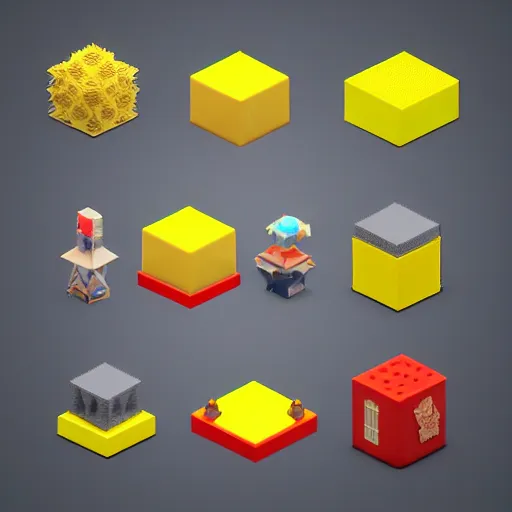 Image similar to Matte 3d low poly icon of Spongepog Squarechamp, lat lighting, isometric 3d render,