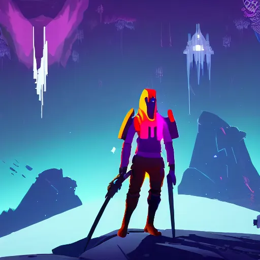 Image similar to hyperlight drifter anubis