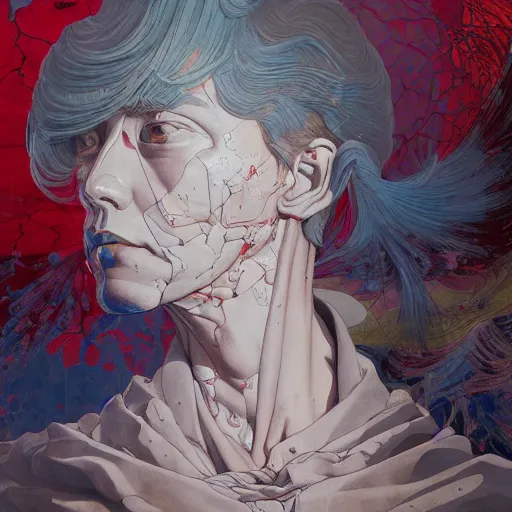 Prompt: prompt : monumental portrait soft light painted by james jean and katsuhiro otomo and erik jones, inspired by akira anime, smooth face feature, intricate oil painting, high detail illustration, sharp high detail, manga and anime 1 9 9 9