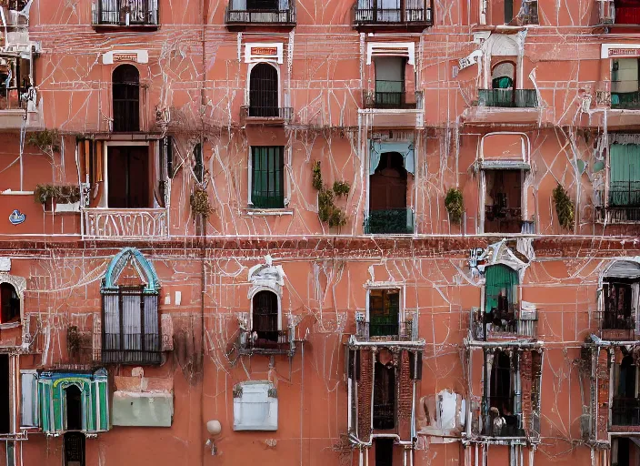 Prompt: symmetry!! seen through a window!! guanajuato city, by wes anderson