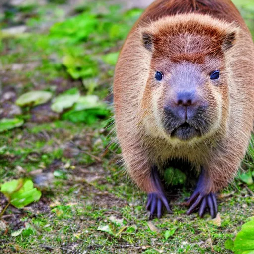 Image similar to Capybara coconut fusion