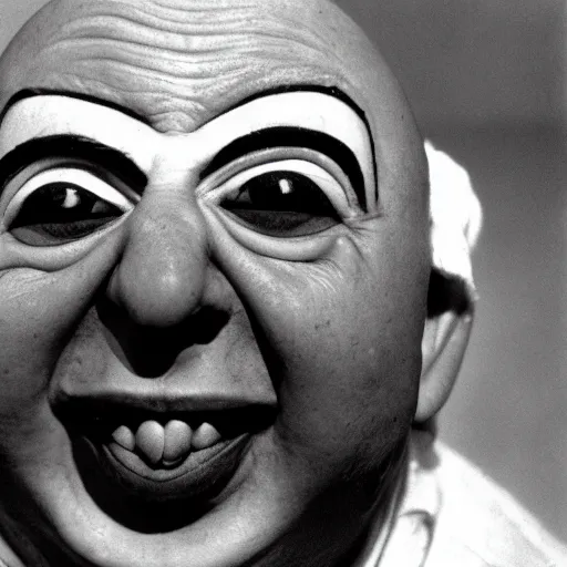 Prompt: schlitzie from the 1 9 3 2 black and white movie, freaks