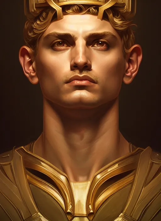 Image similar to symmetry!! portrait of perseus, greek mythology, ancient greece, elegant, highly detailed, dynamic lighting, digital art, digital painting, artstation, sharp focus, illustration, art by artgerm and greg rutkowski and alphonse mucha, 8 k