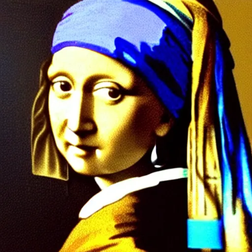 Image similar to monalisa with the pearl earring