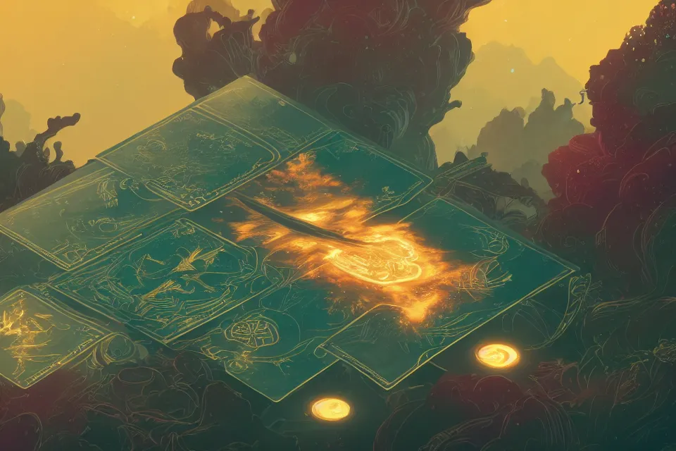 Image similar to beautiful render of user interface, tarot by victo ngai and andreas rocha and greg rutkowski, trending on artstation, unreal engine, 8 k hd wallpaperjpeg artifact, blur, artfact