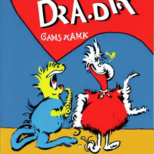 Prompt: When the Groomp ate the Knack, a children\'s book by Dr. Seuss