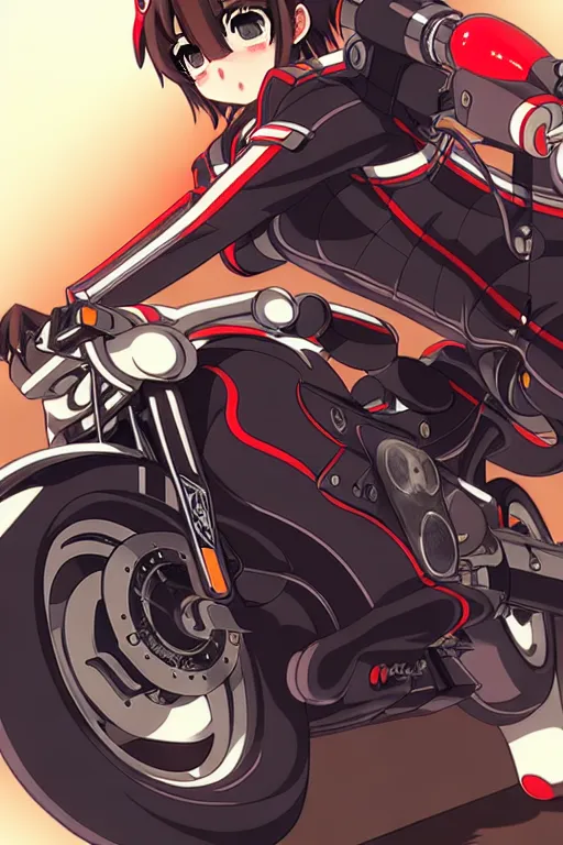 Prompt: a high detail anime motorcycle by krenz cushart and ilya kuvshinov. pixiv fanbox skeb.jp clipstudio medibang ichi-up CGWORLD key visual manga cover