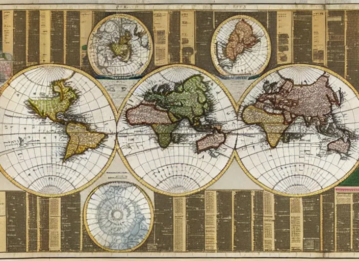 Prompt: a political map of the superstates that rule earth in the year 3 0 0 0, by gerardus mercator, beautiful composition, amazing details, map cartography