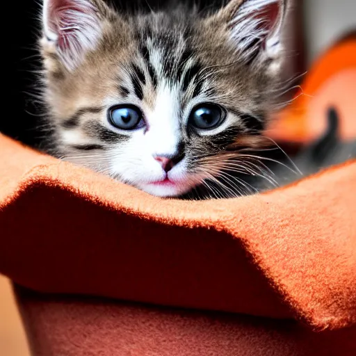 Prompt: a kitten in a big boot, HD, professional photograph, 8K, highly detailed, high quality