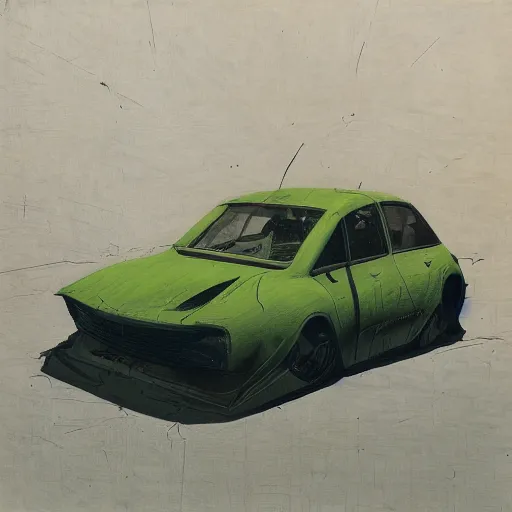 Image similar to car Ash Thorp khyzyl saleem car : medium size : in oil liquid, organic architecture medium sizeforms : 7, u, x, y, o medium size forms: Kazimir Malevich forms : brutalist medium size forms