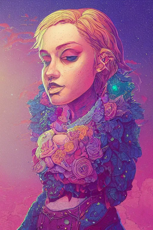 Image similar to portrait of jewel turtlefolk dreamer in the style of Rob Lefield and Dan Mumford , trending on artstation, digital art,surrealism ,macro,blueprint ,vaporwave ,