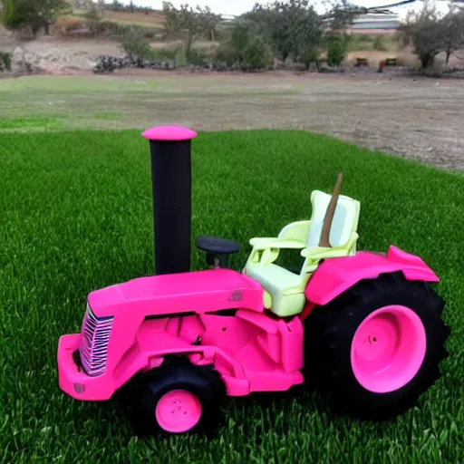 Image similar to a persian pink plush john deere