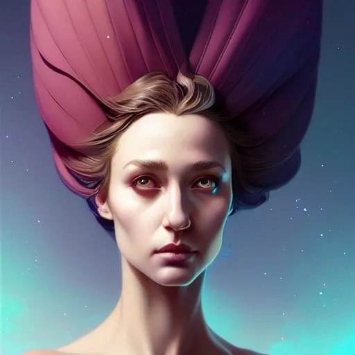 Image similar to beautiful stella maeve magician, in the style of joshua middleton, peter mohrbacher, artgerm, tom bagshaw, realistic character concept, bird's eye overhead shot, elegant pose, spooky, illustration, symmetrical face and body, volumetric lighting, detailed realistic symmetrical eyes, 8 k, single face, insanely detailed and intricate elegant, autumn leaves