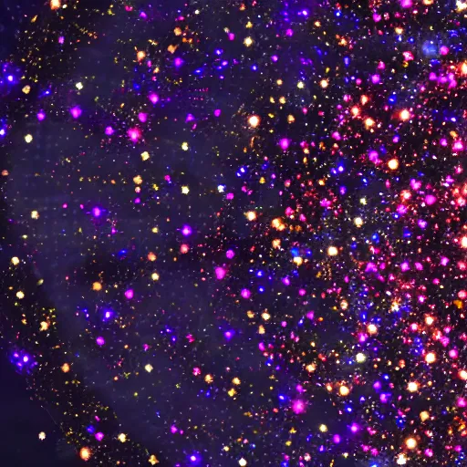 Prompt: glitter on space, raytracing, unreal engine tech demo, 5 5 mm