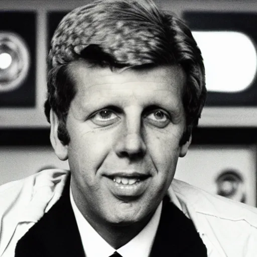 Prompt: bill parcells as doctor who, 1 9 7 0 s, wide shot