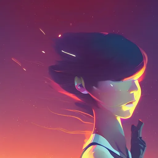 Image similar to euphoric art music album cover, makoto shinkai, ilya kuvshinov, lois van baarle, rossdraws | afrofuturism