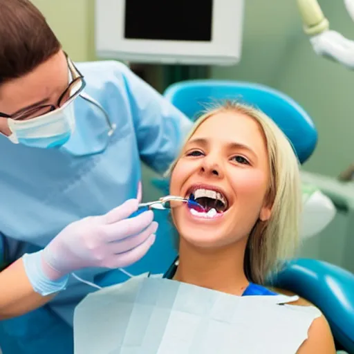Image similar to dentist tickles my teeth
