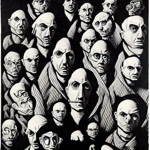 Image similar to lithography on paper secret lair conceptual figurative post - morden monumental dynamic portrait by goya and escher and hogarth, illusion surreal art, highly conceptual figurative art, intricate detailed illustration, controversial poster art, polish poster art, geometrical drawings, no blur