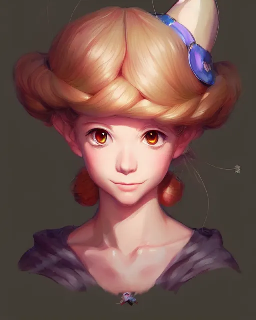 Image similar to princess toadstool, portrait shinkai makoto studio ghibli studio key hideaki anno sakimichan stanley artgerm lau rossdraws james jean marc simonetti elegant highly detailed digital painting artstation pixiv