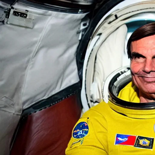 Image similar to photo of Jair Bolsonaro astronaut