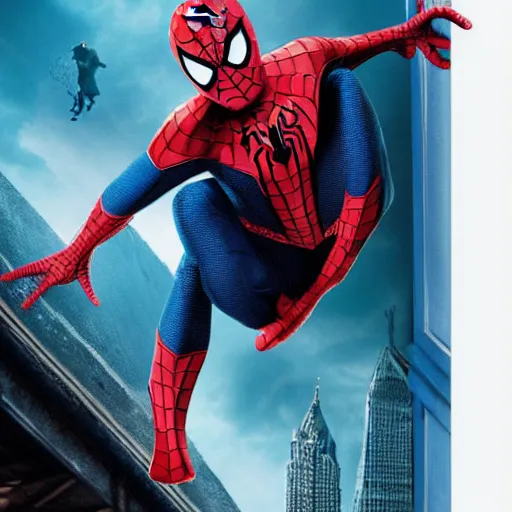 Image similar to Spiderman 4, movie poster