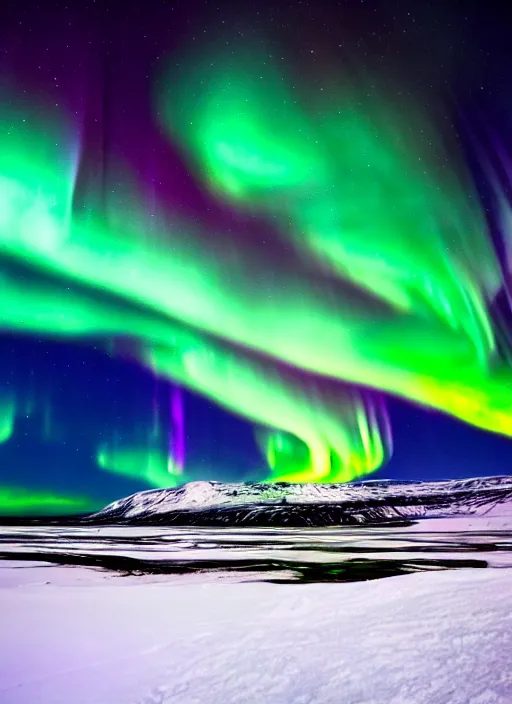 Image similar to northern lights in the night sky over iceland