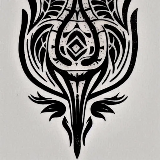 Image similar to tattoo design, stencil, tattoo stencil, traditional, a world famous tattoo