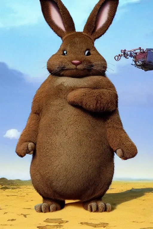 Prompt: cute adorable pixar inspired big chungus, hyper realistic, fantasy art, in the style of chris foss and alan lee, intricate, hyper detailed, smooth