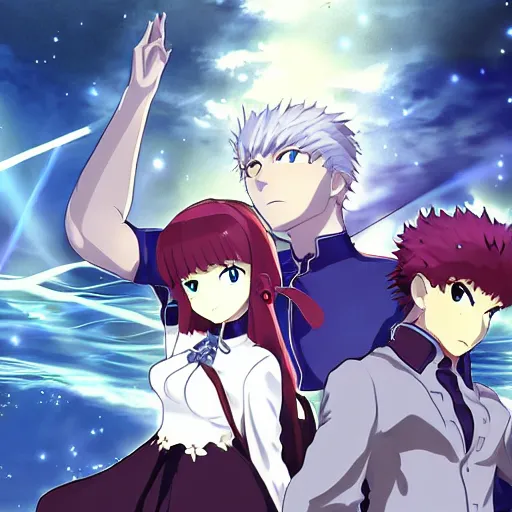 Prompt: fate / stay night, ufotable art style