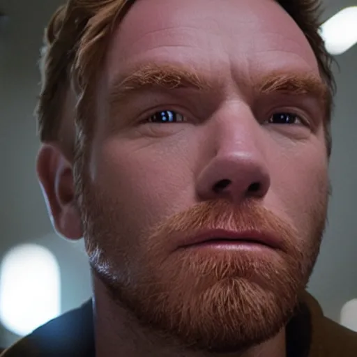 Prompt: portrait of a giant egg with the face of ewan mcgregor, anthropomorphism, realistic, coherent,
