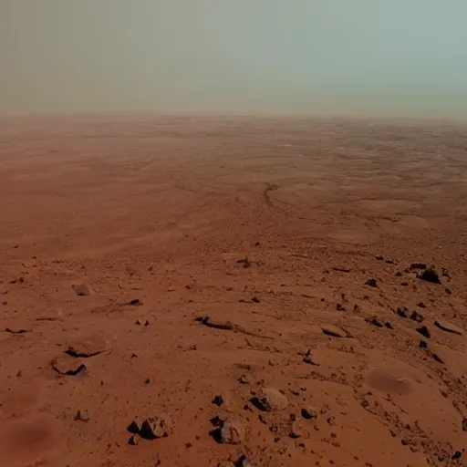 Prompt: view from the top of olympus mons on the planet of mars, endless horizon, award winning photography