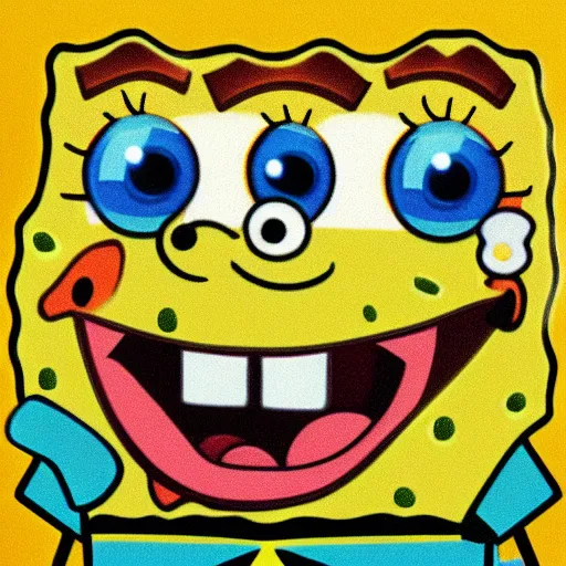 Image similar to Spongebob portrait,hyper realistic, HD, HQ, photo realistic