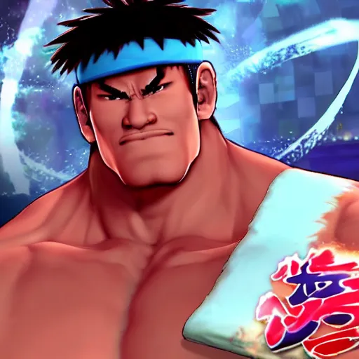 Ryu Street Fighter V cervezaman - Illustrations ART street