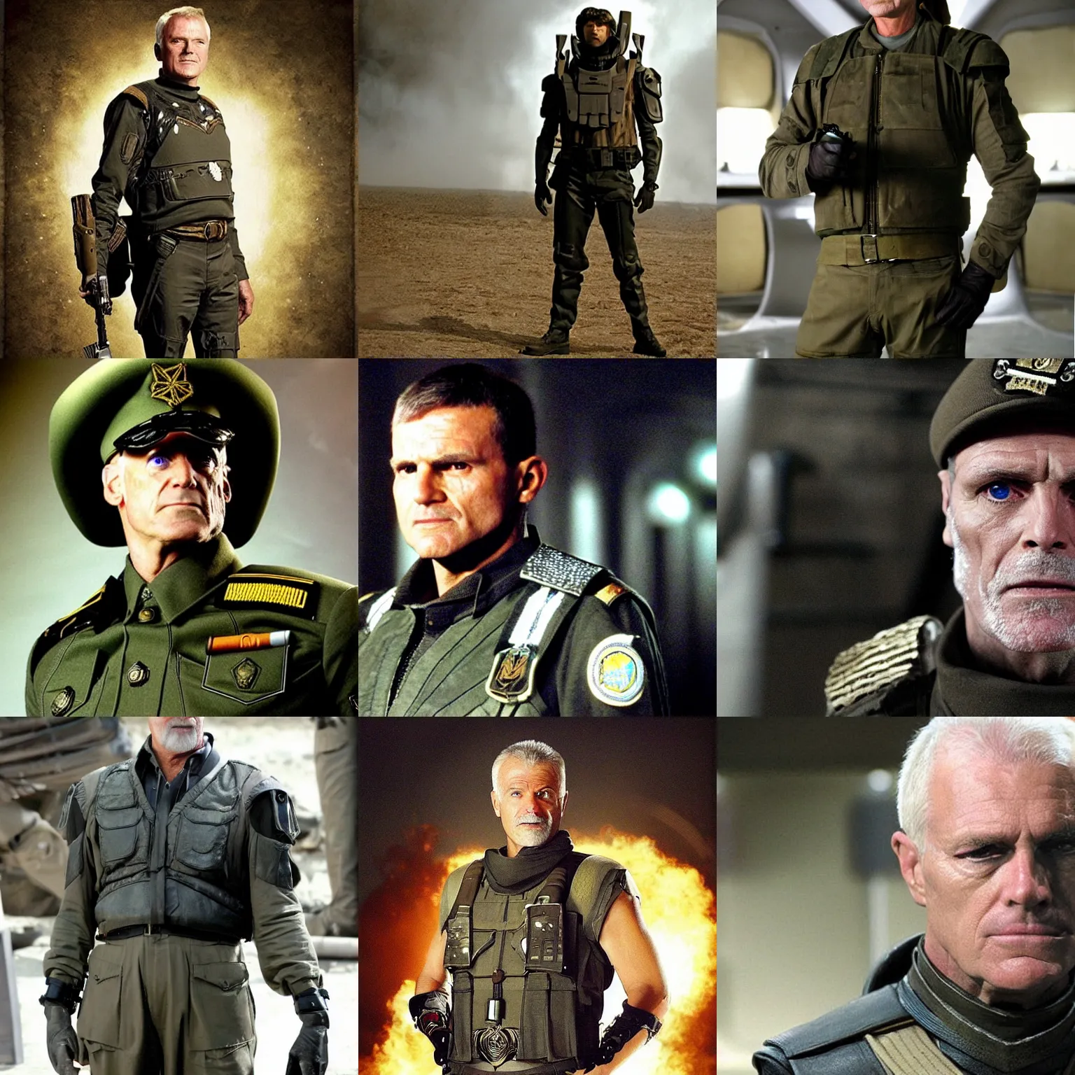 Prompt: Colonel Jack O'Neill, from the tv series 'Stargate SG-1' (2009)