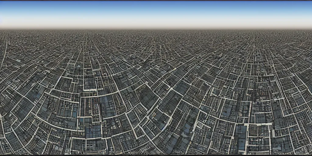 Image similar to hdri map of city