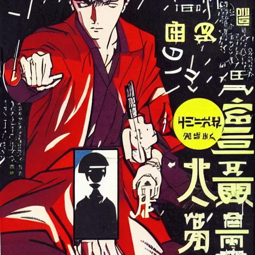 Image similar to japanese magazine advert for breaking bad anime, 1 9 8 5