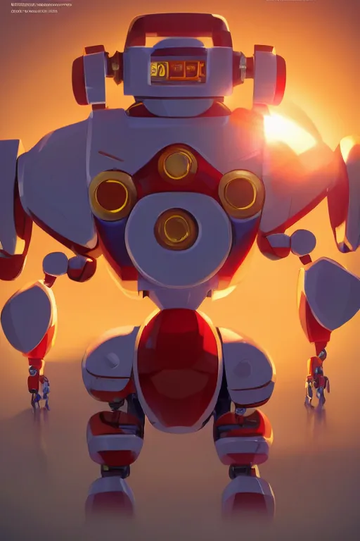 Image similar to metabots medabots medarotto medarot robot minimalist comics, behance hd by jesper ejsing, by rhads, makoto shinkai and lois van baarle, ilya kuvshinov, rossdraws global illumination ray tracing hdr radiating a glowing aura