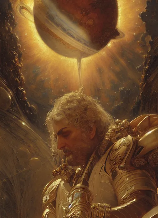 Prompt: the sixth sphere jupiter : the just rulers from dante's divine comedy. highly detailed painting by gaston bussiere, craig mullins, j. c. leyendecker 8 k