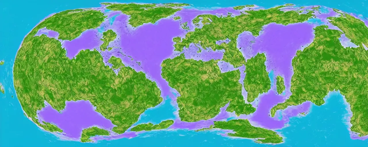 Environment map hunter x hunter large ocean in the stable diffusion
