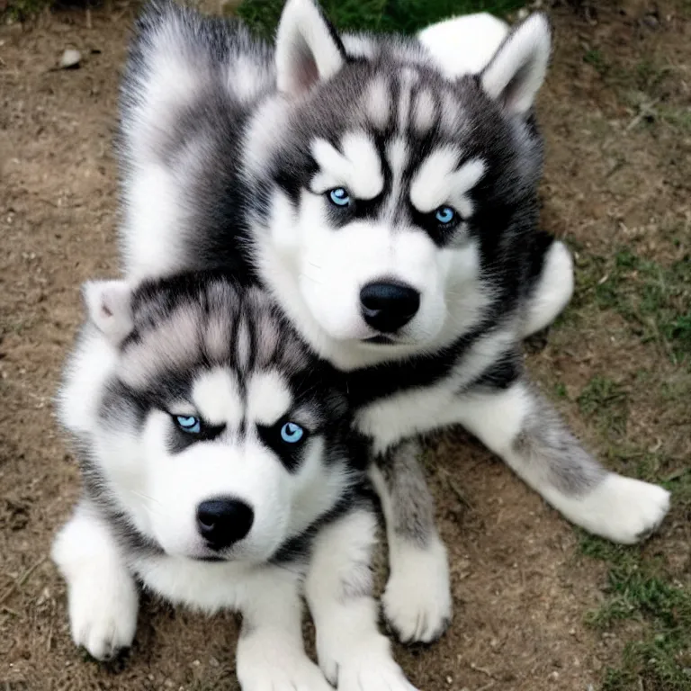 Image similar to cutest husky in the world