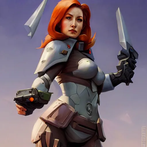 Prompt: greg manchess portrait painting of armored mara jade as overwatch character, medium shot, asymmetrical, profile picture, organic painting, sunny day, matte painting, bold shapes, hard edges, street art, trending on artstation, by huang guangjian and gil elvgren and sachin teng