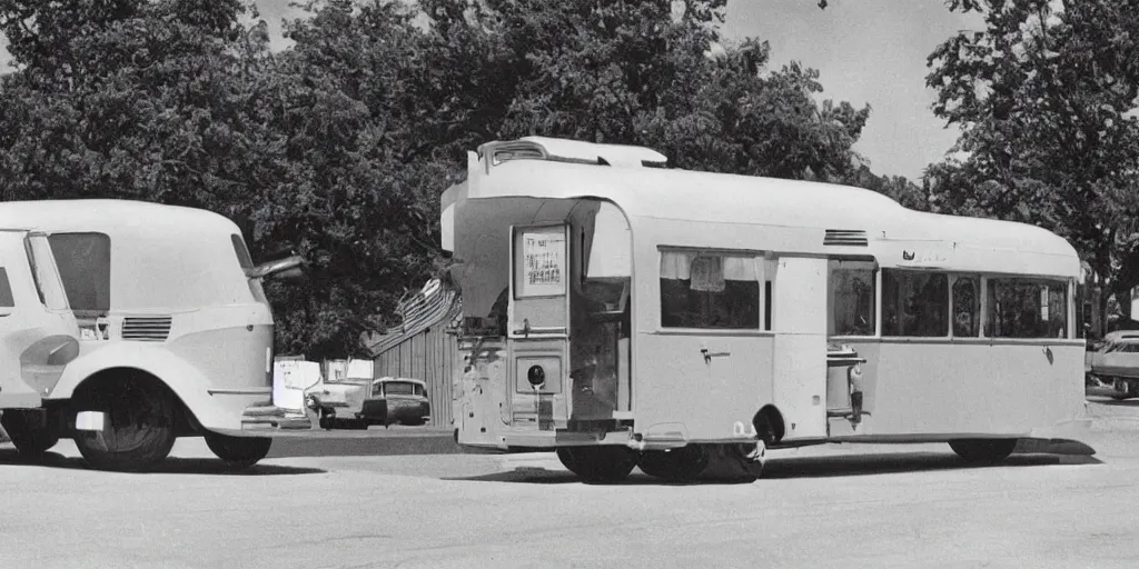 Prompt: us suburbs hopper 1950