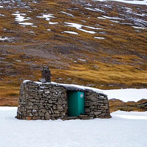 Image similar to remote bothy nestled in the folds of the Cairngorm mountains