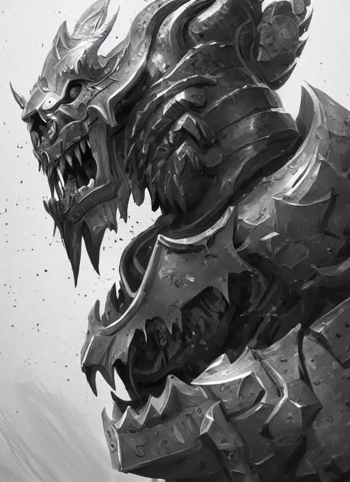 Image similar to a highly detailed illustration of furious rough bearded paladin wearing worn down silver armor, standing heroically gritting teeth battle pose, intricate, elegant, highly detailed, centered, digital painting, artstation, concept art, smooth, sharp focus, league of legends concept art, WLOP