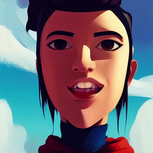 Prompt: face icon stylized minimalist rockoa €™ s modern life, loftis, cory behance hd by jesper ejsing, by rhads, makoto shinkai and lois van baarle, ilya kuvshinov, rossdraws global illumination