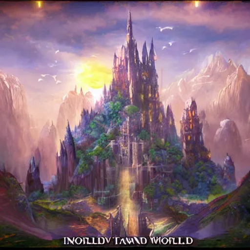 Image similar to fantasy world