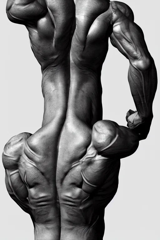 Prompt: a muscular man back with his back muscles in the format of a demon face wearing jeans, anatomically correct, five fingers, cinematic, high coherence, highly detailed, high quality, 8 k, dramatic lighting, epic, digital art, concept art, octane render, unreal engine 5, trending on artstation, badass pose, hyperrealistic