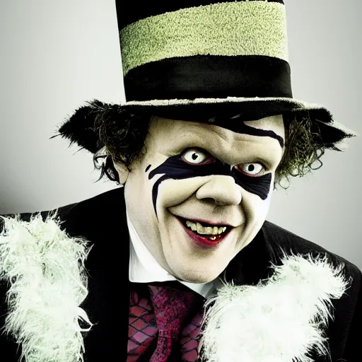 Image similar to john c. reilly as beetlejuice