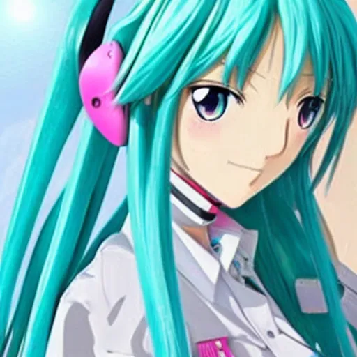 Image similar to hatsune miku