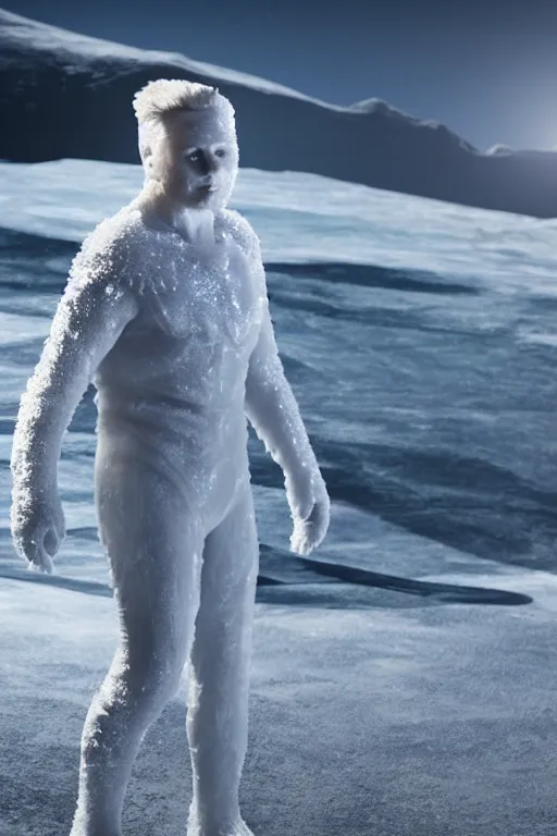 Image similar to 4 k film still, elon musk as iceman, 2 6 mm